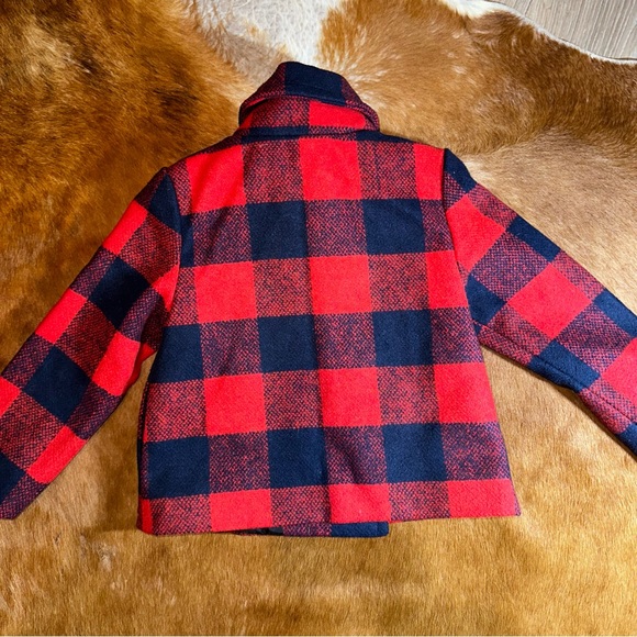 Toddler plaid pea coat - Picture 6 of 7